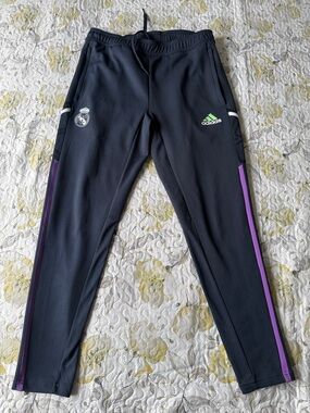 Adidas training pants with Real Madrid logo